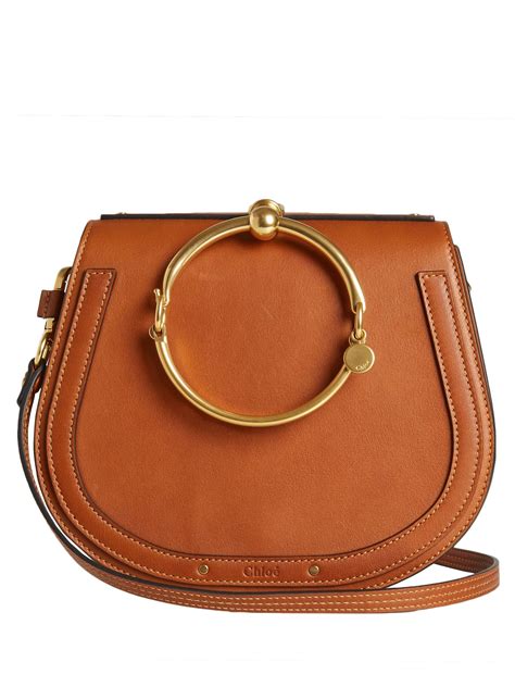 chloe nile tan|chloe bracelet bag.